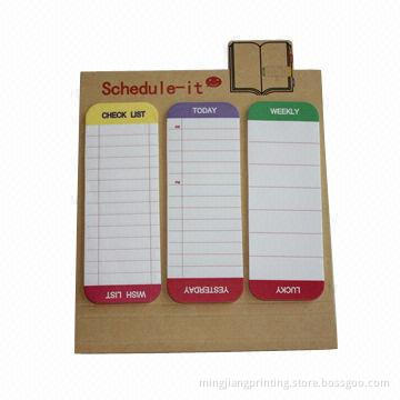 Note Paper with Sticky Memo